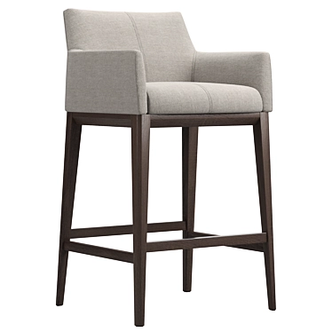 Elegant Carter Bar Chair 3D model image 1 