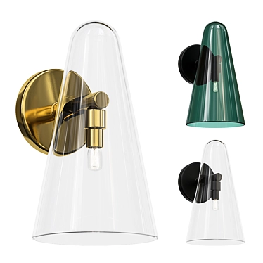 ImperiumLoft Domi Sconce Transparent 3D model image 1 