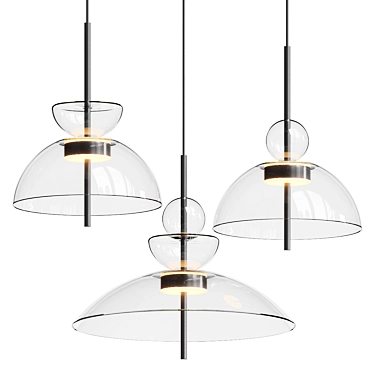 Modern LED Pendant Lamp Bangkok 3D model image 1 