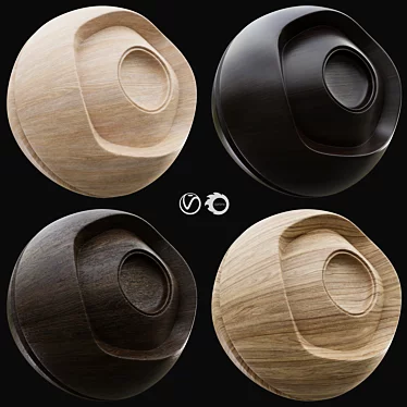 Premium PBR Wood Material Collection 3D model image 1 