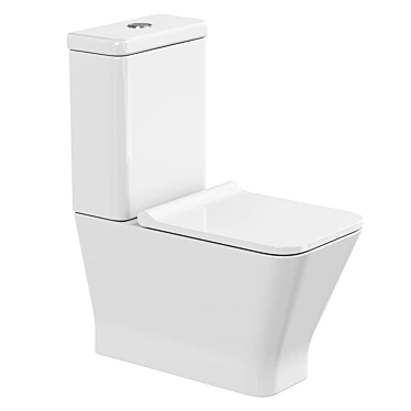 AQUAme AQM1005 Compact Toilet 3D model image 1 