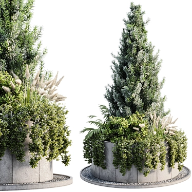 Corona 9-Enabled Outdoor Plant 3D model image 1 