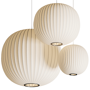 Nelson Ball Bubble Pendant Lamp 3D model image 1 