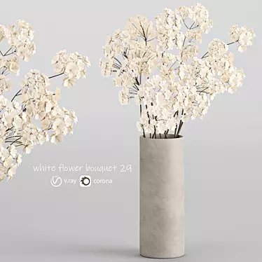 white flowers bouquet - indoor plant 29