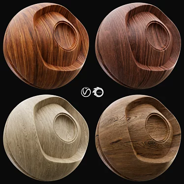 Premium 4K Wood PBR Collection 3D model image 1 