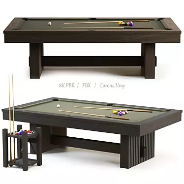 Luxury Vancouver Pool Table Collection 3D model image 1 