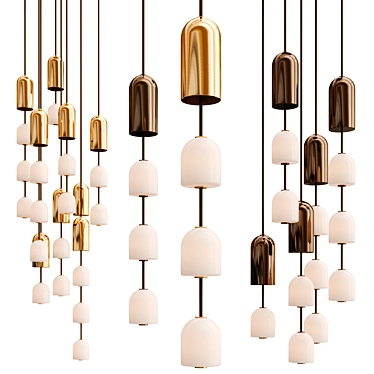 Lily Collection Pendant Lights 3D model image 1 