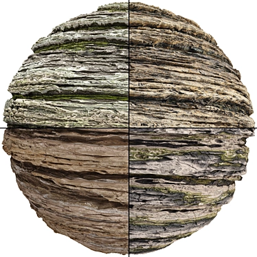 Rock Cliff 02 Seamless Texture 3D model image 1 