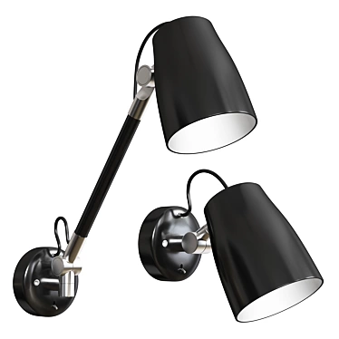 Atelier Vray Wall Lamp Set 3D model image 1 