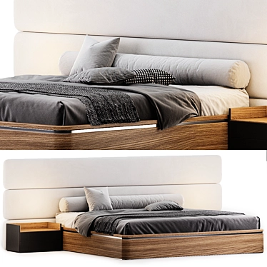 Modern Madaket Bed Esssentials 3D model image 1 