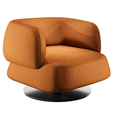 ErgoCloud Accent Chair 3D model image 1 