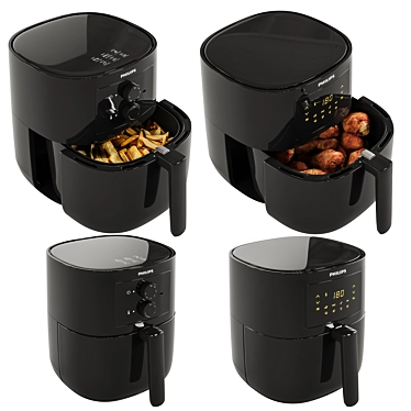 Philips 3000 Series Air Fryer 3D model image 1 