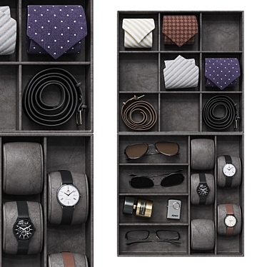 Men's Accessory Organizer Kit 3D model image 1 