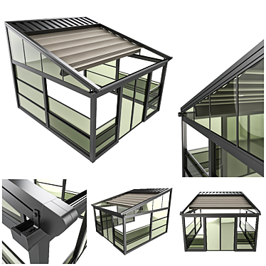 Motorized Pergola 5 sliding window