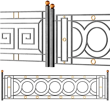 BorderGuard Fence 2.0 3D model image 1 