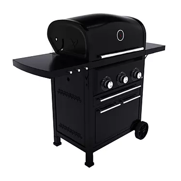 Vermont Castings Gas Grill, BBQ. 3D model image 1 