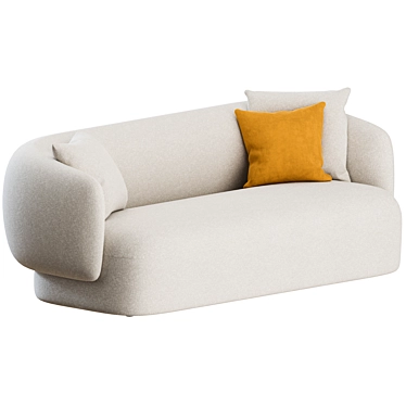 Marelli Noah Sofa: Elegant Comfort 3D model image 1 