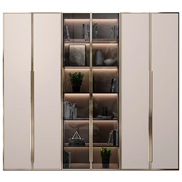 Modular Cabinet & Shelf System 3D model image 1 