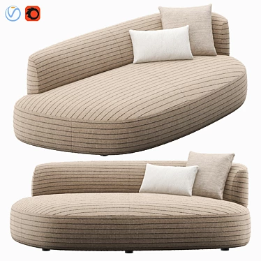 PIERRE 3-Seater Sofa - FLOU