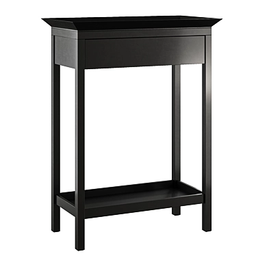 Newport Console with Drawer Shelf 3D model image 1 