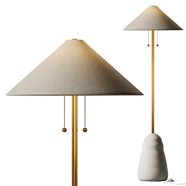 Modern Minimalist Maia Floor Lamp 3D model image 1 