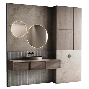 Fauset Inbani Set 109: Bathroom Elegance 3D model image 1 