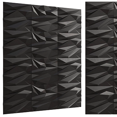 Stells 3D Wall Panel Set 3D model image 1 