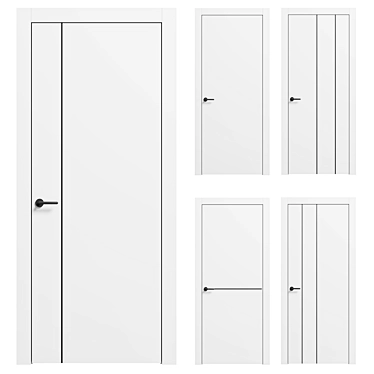 Volhovec FREEDOM Doors Set 3D model image 1 