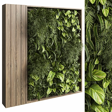 Vertical Wall Garden vol 01 3D model image 1 