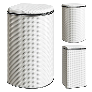 Geralis PWH-U Laundry Hamper, White 3D model image 1 