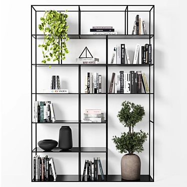 Modular High-Quality Display Shelf 3D model image 1 