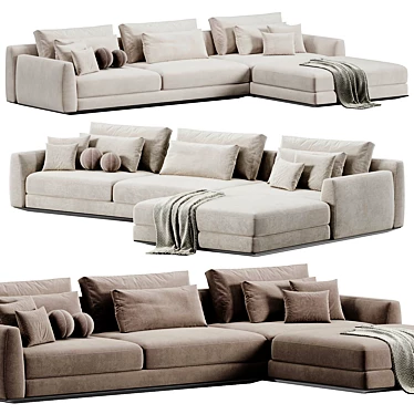 Casamania & Horm Elington Sofa 3D model image 1 