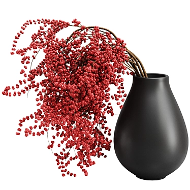 Fruitful Red Branch Bouquet 2016 3D model image 1 