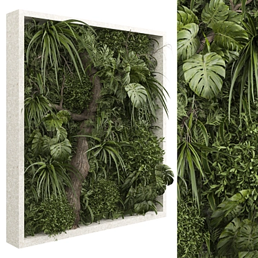 3D Vertical Wall Garden Model 3D model image 1 