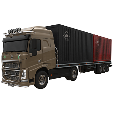 Volvo FH 16 Transport Model 3D model image 1 