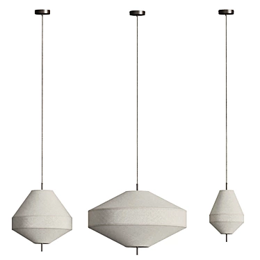 Solara Pendant Lamps Set 3D model image 1 