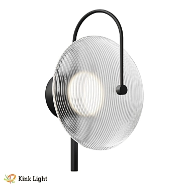 Melissa Black Wall Sconce, Loft Style 3D model image 1 