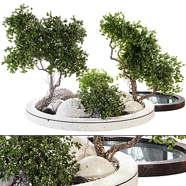 3D Landscape Plant Library Bundle 3D model image 1 