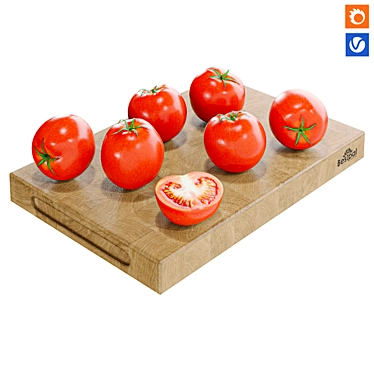 Expandable Tomato Model 3D model image 1 