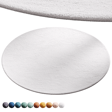 Renzo Round Rug, La Redoute 3D model image 1 