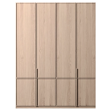 Modular Wardrobe 3D Model 3D model image 1 