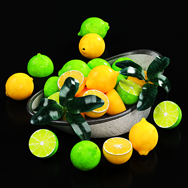 Citrus 3D Model OBJ Corona 3D model image 1 