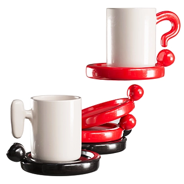 Ceramic coffee mug and Saucer Set