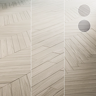 Modular Parquet Planks Set 001 3D model image 1 