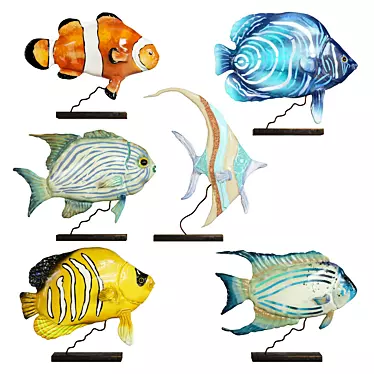 Set of fish figurines