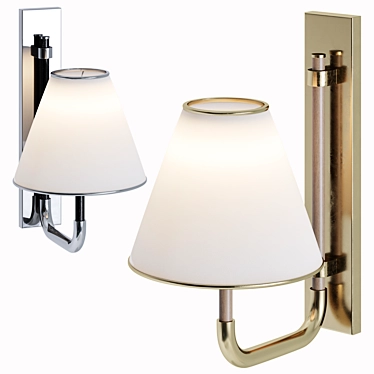 Rigby Small Sconce by Visual Comfort 3D model image 1 