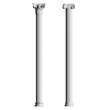 Custom Gypsum Columns №23 & №26 3D model image 1 