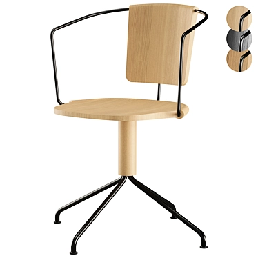 UNCINO B Chair by Mattiazzi 3D model image 1 