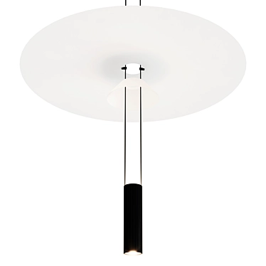 Sleek LED Pendant Lighting Fixture 3D model image 1 