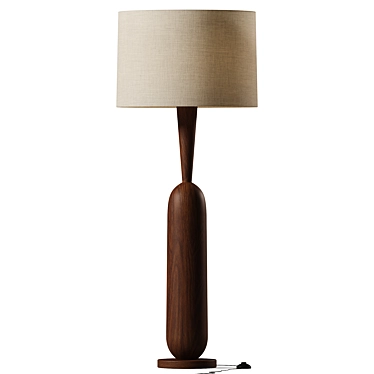 Sleek Onslow Floor Lamp 3D model image 1 